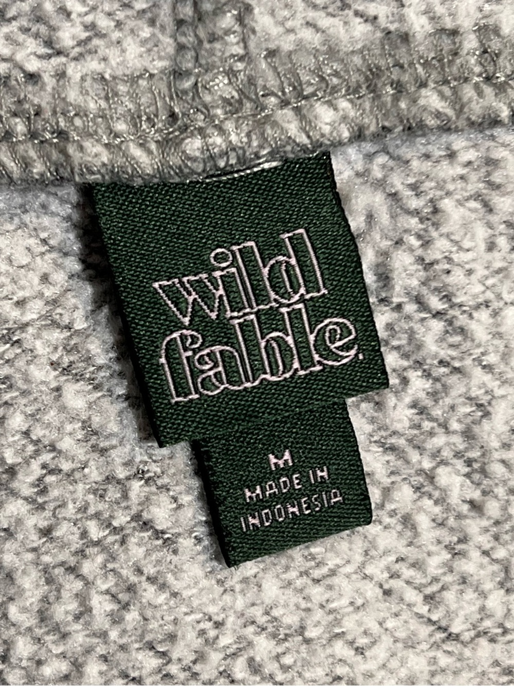 wild fable Gray Cropped Drawstring Hoodie - Picture 4 of 5